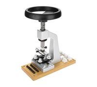 Amagogo Apri-cassa per orologi per casse di orologi a vite, apri-cassa per orologi con mandrini Strumento di riparazione orologi regolabile multifunzione