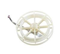 Amagogo Attrezzatura da Pesca Mulinello da Lancio Leggero, Portatile, Robusto, azionato a Mano, Diametro 14 Cm