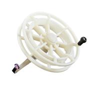 Amagogo Attrezzatura da Pesca Mulinello da Lancio Leggero, Portatile, Robusto, azionato a Mano, Diametro 12 Cm