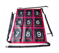 Amagogo Baseball Training Target Bersaglio Allenamento Battuta Baseball Softball Rete Zona Strike Pannello Nove Tasche PVC Cinghie Regolabili Adatto per Campo