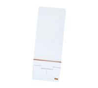 Amagogo Bedside Organizer Sacchetto Portaoggetti Porta Libri Porta Riviste Tasca in Tessuto Robusto Dotato di 5 Scomparti per Aumentare Lo, Bianco