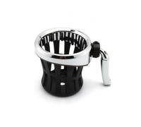 Amagogo bevande per Leggero | Universale, bicchiere con Staffa di Montaggio, Instzione Semplice, bicchieri da Manubrio, per Viaggi Lunghi, Nero E Argento, Rete Dritta