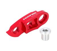 Amagogo Bike Derailleur Hanger Estensione Deragliatore Posteriore Bicicletta Gancio Telaio Alluminio Accessorio Lunghezza Maggiore Montaggio Facile Adatto a B, Rosso