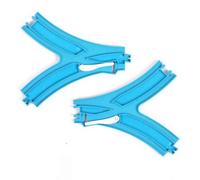 Amagogo Binario con Leva di Deviazione Ideale Come Regalo Pezzo di Binario Ramificato Durevole Accessorio Ferroviario Gioclo per Gioco in Casa, Stile B