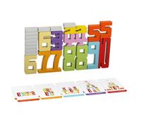 Amagogo Blocchi da Costruzione numerici da 1 a 10, Giocattoli digitali, Gioco di Equilibrio, Gioco di impilamento per Feste, Regalo per Ragazzi
