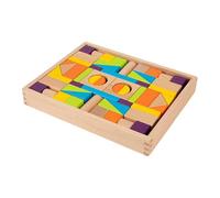 Amagogo Blocchi di Legno impilabili per l'apprendimento precoce, abilità Cognitive, Focus, Asilo Nido per Bambini, Giocattolo educativo, Giocattoli, Colorato