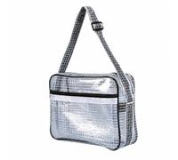 Amagogo Borsa a Tracolla in Rete Antistatica Flessibile Borsa a Tracoll Tasca Frontale Antistatico per Lavoratori, Trasporto Attrezzature Elettroniche
