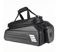 Amagogo Borsa da Bagagliaio per Bici Resistente Impermeabile, Borsa da Bici con Tasche Laterali, Rigida, per Città, Pendolari