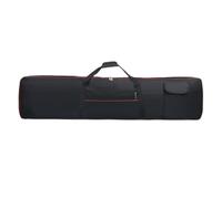 Amagogo Borsa da trasporto per tastiera da 88 tasti, spallacci regolabili con doppia cerniera, multifunzionale, con 2 tasche in tessuto Oxford, 136x17x33 cm
