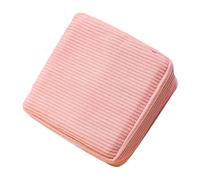 Amagogo Borsa per il ciclo mestruale in velluto a coste, mini borse per cosmetici, borsa per il trucco in velluto a coste multifunzionale e riutilizzabile, Rosa