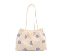 Amagogo Borsa tote da donna, elegante, ideale come regalo, per i viaggi, lo shopping, l'estate, e il tempo libero, Bianco