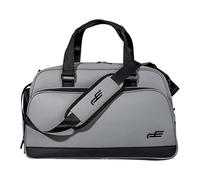Amagogo Borsone da viaggio, da golf, da weekend, da notte, resistente ai graffi, con scomparto per scarpe, per viaggio, articoli da toeletta e allenamento, Grigio