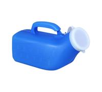 Amagogo Bottiglia per orinatoio, bottiglia per pipì, 1200 ml, contenitore per urina leggero, vaso per raccolta orinatoio, bambini, viaggi, Uomini Blu