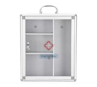 Amagogo Box di soccorso del primo soccorso montato a parete, facile da installare, con una scatola di stoccaggio di organizzatore a chiave per affari, L