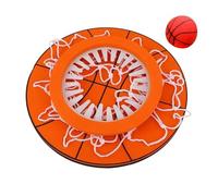 Amagogo Canestro da Basket da soffitto, Regalo Sportivo da Appendere al Chiuso, Divertente, Facile da installare, Compatto, per Bambini e Adulti, Montaggio a, con La Palla