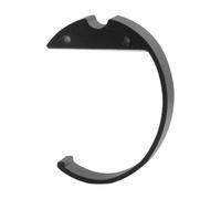Amagogo Cantina a forma forma di alluminio gancio per borse per ristoranti porta desktop sotto il gancio di zaino da scrivania, Nero