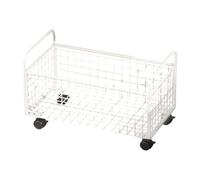 Amagogo Carrello a rotazione del bidone del bidone sotto la scrivania Bookshelf Storage Box Storage Bin Utility Carre, L
