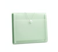 Amagogo Cartella Espandibile Cartella Documenti Organizer Archivio Porta Documenti Portadocumenti PP con Chiusura Elastica Sicura E 13 Adatta per, Verde, 13 Scomparti