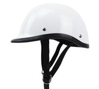 Amagogo Casco retrò Omologato DOT | per tutte le stagioni, elmetto Scodella, per Città