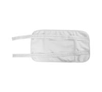 Amagogo Castor Oil Pack Wrap Castor Oil Compress Wrap Comfortable Less Mess Reusable Gift Button Strap With Zipper Pocket For Stomach, Bianco