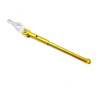 Amagogo Cavalletto per Bicicletta Cavalletto Laterale Supporto Pieghevole Sostegno Parcheggio Accessorio per Bicicletta Lega di Alluminio 6061 CNC Robusto per, Oro