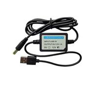 Amagogo Cavo Alimentazione DC Usb a Dc Convertitore Boost 5v a 9v 12v Adattatore Step Up con Protezioni Multiple Corrente Stabilizzata per Attrezzatura Rete Campeggio Emergenza, 12V