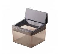 Amagogo Cestino Porta Rifiuti con Sensore di Movimento E Chiusura Ermetica Del Coperchio con Design Arrotondato in Plastica, Trasparente, 4L Versione Ricaricabile