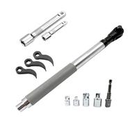 Amagogo Chiave di prolunga offset da 1/2" Chiave a percussione Estensione fai da te Multifunzionale in acciaio Tuttofare Meccanico professionale