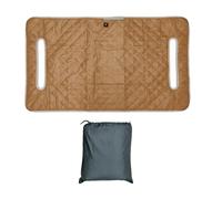 Amagogo Coprisedile per Golf Cart - Coperta Che Mantiene Puliti I Sedili - Semplice Accessorio da Golf - Tappetino Riscaldante/Asciugamano per - Sedile per 2, Marrone