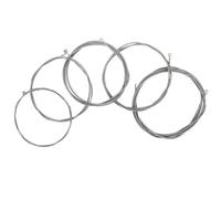 Amagogo Corde per Basso Elettrico Set Corde Basso Cinque Corde Nucleo in Acciaio al Carbonio Esagonale Avvolgimento in Acciaio Tocco Scorrevole Rivestimento