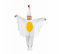 Amagogo Costume Bambini Cigno Tuta Corpo Intero Copricapo Calzari Eleganti in Movimento Poliestere E Cotone Perla Traspirante Dettagli Vividi Adatto per, 130CM