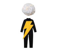 Amagogo Costume da Fulmine per Bambini, Regalo Divertente con Fulmine per Giochi di Ruolo Durante Le Vacanze, M