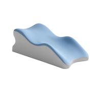 Amagogo Cuscino posteriore cuneo per letto versatile memory foam coperchio lavabile sdraiato cuscino per lettura cuscino supporto posteriore per la casa, Blu