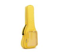 Amagogo Custodia Ukulele Borsa Custodia Sacca Trasporto Protettiva con Tasca Frontale Chiara Chiusura a Zip Maniglia Laterale Spallacci Regolabili in Tessuto, Array, Giallo