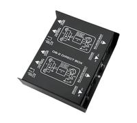 Amagogo dB2 Passive di Box Direct Interruttore di messa a terra stabile Doppio canale professionale per musicisti in
