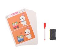 Amagogo Diverse carte per le immagini libri illustrati cancellabili giocattolo educativo per bambini che ragazzi la scuola migliorano l'esternalizza