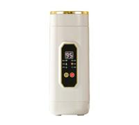 Amagogo Elettrica con Display Touch Compatta Riscaldante Elettrica con Coperchio Portatile Bollitore Elettrico Compatto per Bevande Calde, 450ML, Standard
