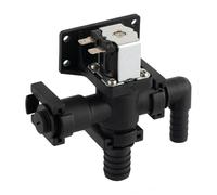 Amagogo Elettrovalvola Valvola Elettromagnetica Unità Controllo Solenoide Modulo Ingresso con Alloggiamento Plastico E Collegamenti a Tubi Adatta a Sistemi di, 12V