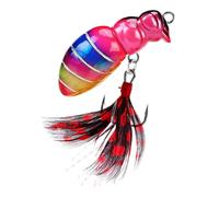 Amagogo Esche da Pesca Swimbait, Artificiali realistici per Il Nuoto, Esche da Pesca, dure per Fiume, spigole, persici, Pesci Gatto, salmoni, Testa Rosa