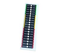 Amagogo Etichette Peso Adesive per Macchine Allenamento Adesivi Numerici Identificazione Peso Accessori Organizzazione Materiale Durevole Adatto a Palestra Ca, 5 Kg Colorato