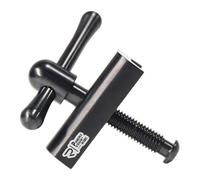 Amagogo Fermaglio Pieghevole per Bicicletta Morsetto Cerniera Leva Testa Alluminio Lega Accessorio Robusto Adatto per Manutenzione Ciclismo Riparazione, Nero