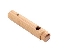 Amagogo Fischietto per uccelli, piccolo fischietto musicale a forma di gufo, giocattolo portatile in legno che imita il suono degli uccelli.