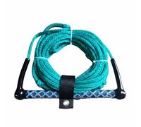 Amagogo Fune da Trazione Corda per Wakeboard Maniglia Ergonomica Antiscivolo Lunga Resistente per una Presa Sicura Adatto a Stile Navigazione E Sport Acquatici, Verde, Verde