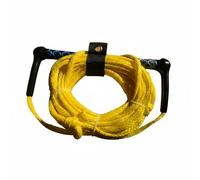 Amagogo Fune da Trazione Corda per Wakeboard Maniglia Ergonomica Antiscivolo Lunga Resistente per una Presa Sicura Adatto a Stile Navigazione E Sport Acquatici, Giallo, Giallo