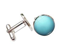 Amagogo Gemelli Uomo Gemelli da Polso Uomo Gemelli Camicia Gemelli Francesi Accessori Cerimonia con Vetro Cristallo Pianeti E Corpi Celesti Fissaggio a Barra, Color to 12