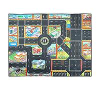 Amagogo Giocattolo del tappeto della città della pista dell'automobile, parcheggio dei segnali stradali del traffico, tappetino educativo del gioco del, stile E