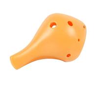Amagogo Giocattolo Educativo per L'apprendimento Precoce Musicale Dell'ocarina Contralto Professionale a 6 Fori per Bambini Piccoli Principianti Ragazze, arancia
