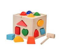 Amagogo Gioco di abbinamento di forme e colori con scatola di smistamento, giocattolo cognitivo colorato per l'educazione precoce dei bambini, bambine,