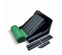 Amagogo Golf Putting Tappetino Putt per Allenamento Golf Corsie Parallele Indicazioni Visive Rimando Palla Design Compatto Arrotolabile Adatto per Pratica Ricreativa