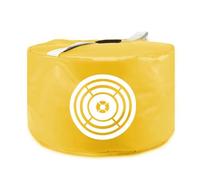 Amagogo Golf Swing Sacca Impatto per Pratica Golf Borsa Smash Cuscino Battuta Punto Mira Ben Visibile Struttura Imbottita Sicura Trasporto Comodo Adatto per, Array, Giallo, 43.9cm 25.9cm